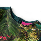 VidaXL Robe enfant à manches longues 116 vert foncé