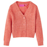 VidaXL cardigan enfant tricoté 104 rose moyen