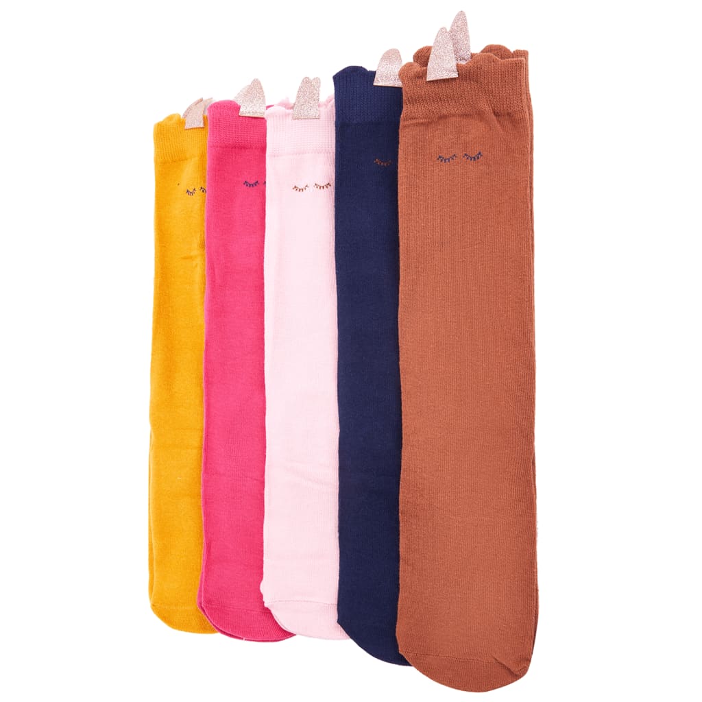 VidaXL Chaussettes pour enfants 5 paires EU 23-26