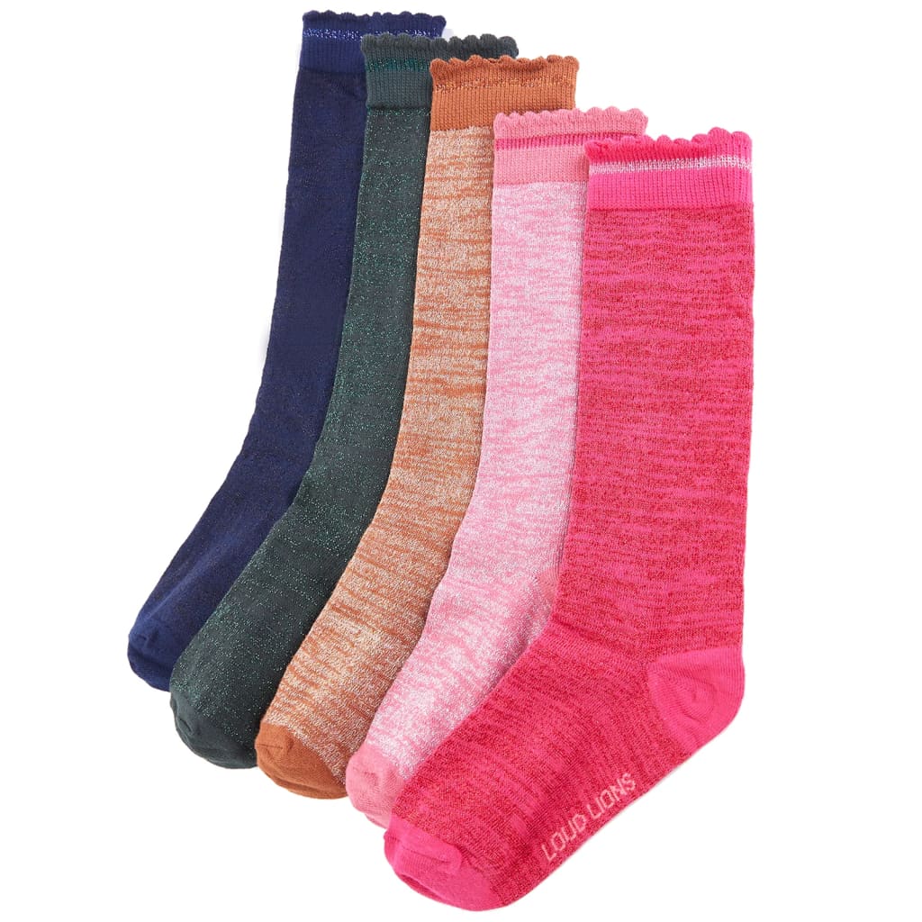 VidaXL Chaussettes pour enfants 5 paires EU 23-26