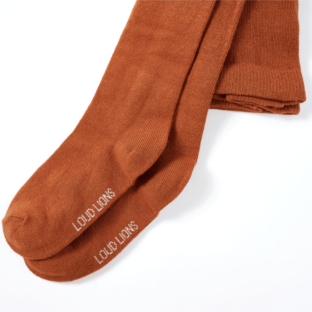 VidaXL collants enfants 128 couleur cognac