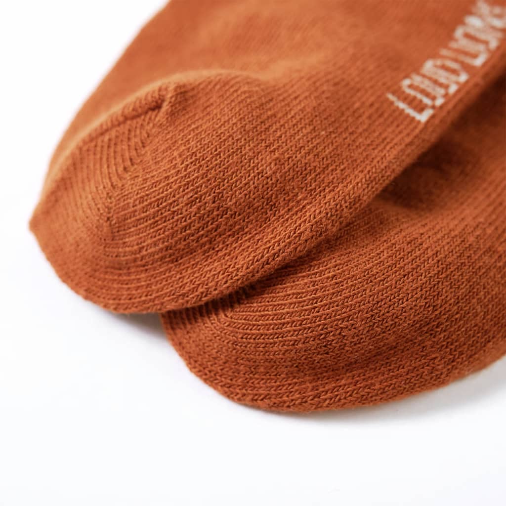 VidaXL collants enfants 128 couleur cognac