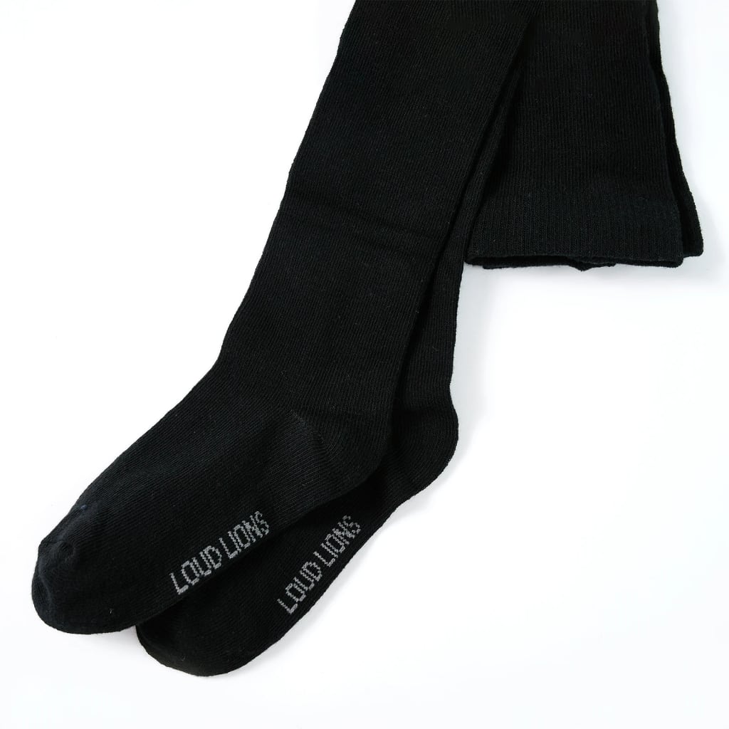 VidaXL collants enfants 116 noir