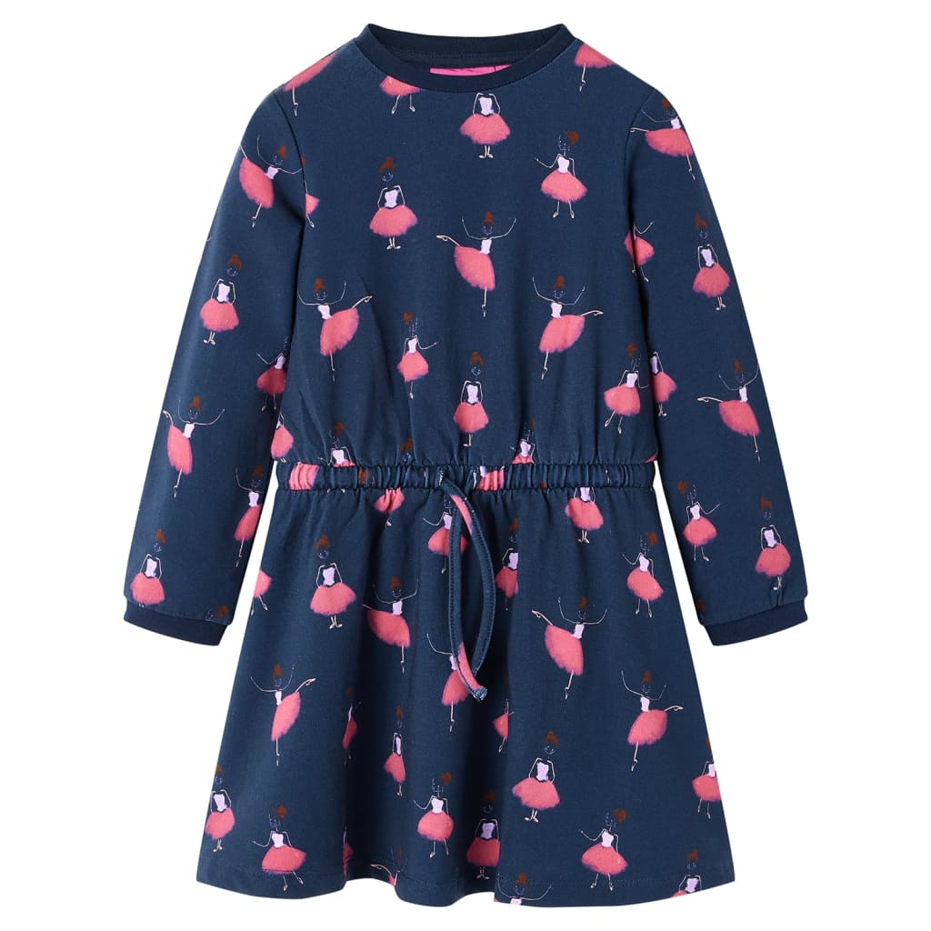 Vidaxl Kinderkleid 92 Blau