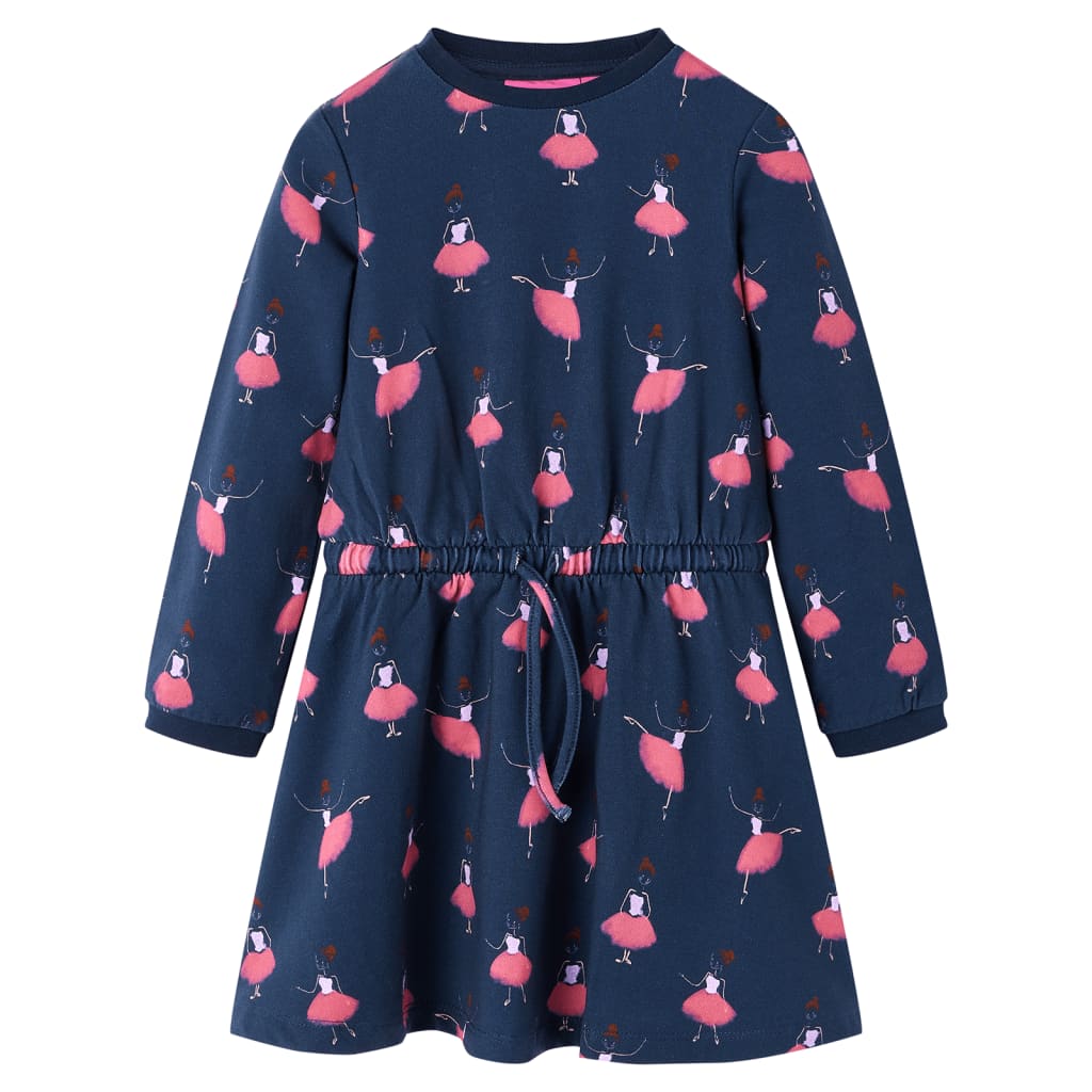 VidaXL Robe enfant 116 bleu marine