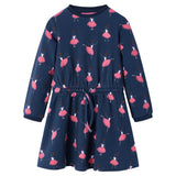 VidaXL Robe enfant 116 bleu marine