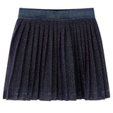 VidaXL Jupe enfant à paillettes 140 bleu marine