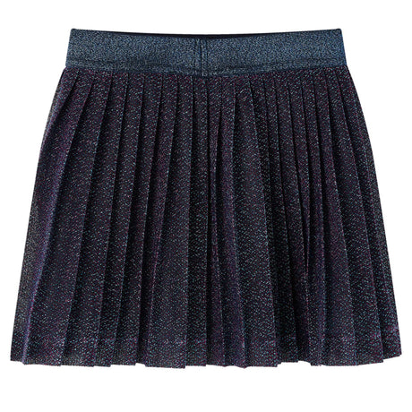 VidaXL Jupe enfant à paillettes 140 bleu marine