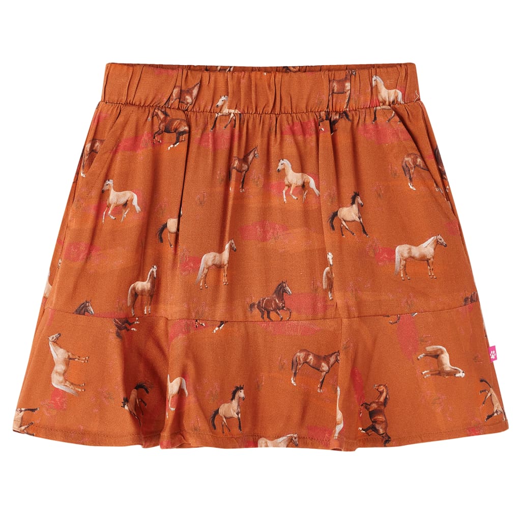 Vidaxl Children's skirt 92 Cognac -colored