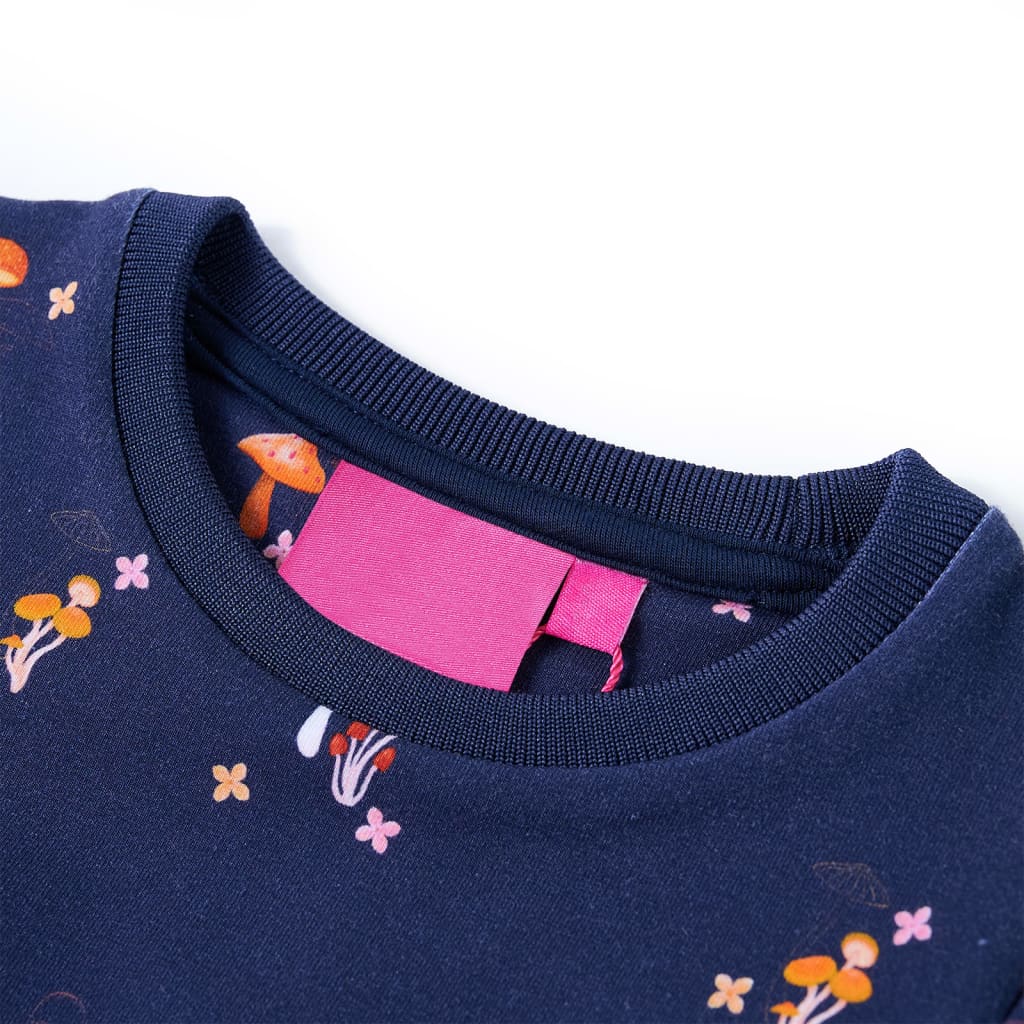 Vidaxl Dress per bambini 128 blu navy