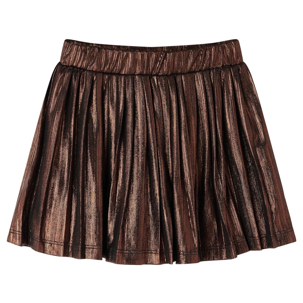 Vidaxl children's skirt with glitter 92 cognac colored