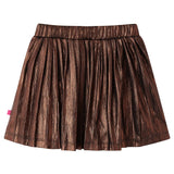 Vidaxl children's skirt with glitter 92 cognac colored