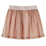 Vidaxl children's skirt with glitter 104 soft pink