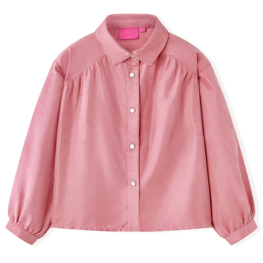 Blouse pour enfants vidaxl avec manches de lanterne 92 vieux rose