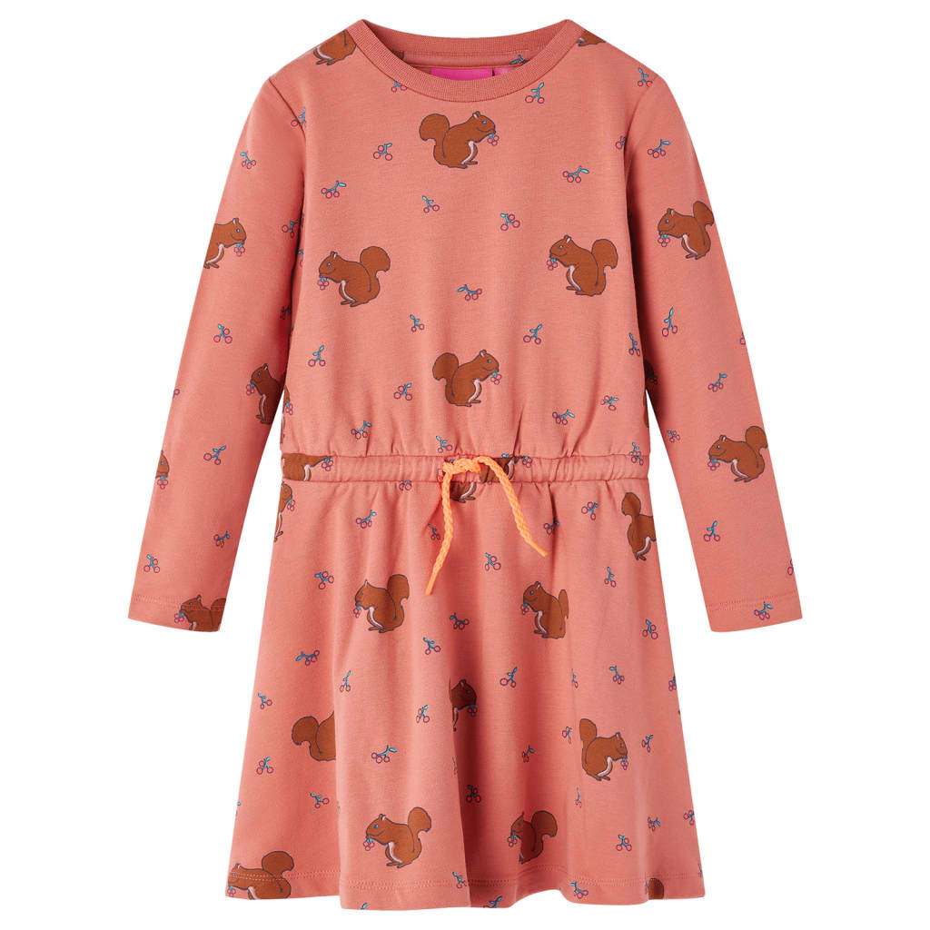 Vidaxl Vestido infantil 116 Old Pink