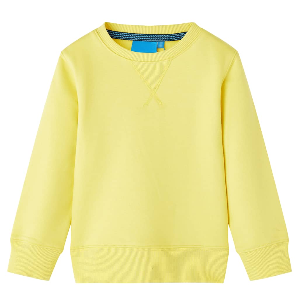 Pull pour enfants Vidaxl 116 jaune clair