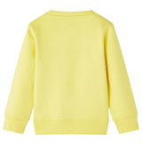 Vidaxxl pull enfant 128 jaune clair