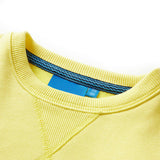Vidaxxl pull enfant 128 jaune clair