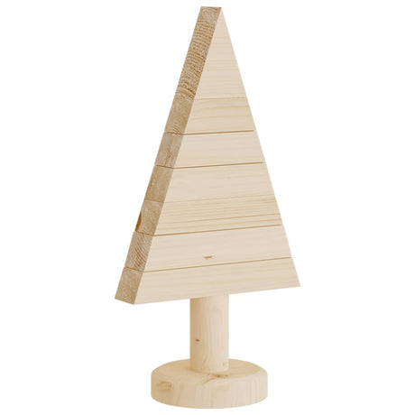 VidaXL décorations de Noël sapin de Noël 2 pcs 30 cm bois de pin massif