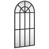 Vidaxx miroir mural arche 30x60 cm fer noir
