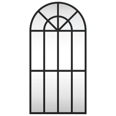 Vidaxx miroir mural arche 30x60 cm fer noir