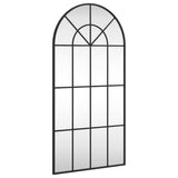 Vidaxx miroir mural arche 50x100 cm fer noir