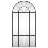 Vidaxx miroir mural arche 50x100 cm fer noir
