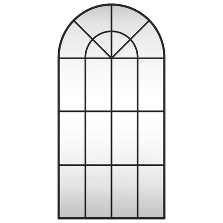 Vidaxx miroir mural arche 50x100 cm fer noir