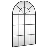 Vidaxx miroir mural arche 60x100 cm fer noir