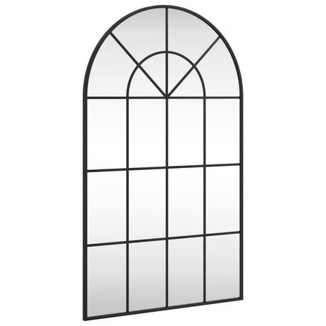 Vidaxx miroir mural arche 60x100 cm fer noir