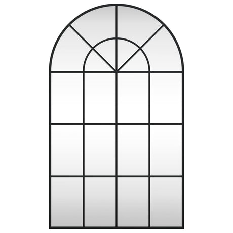 Vidaxx miroir mural arche 60x100 cm fer noir
