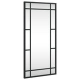 Vidaxx miroir mural rectangulaire 30x60 cm fer noir