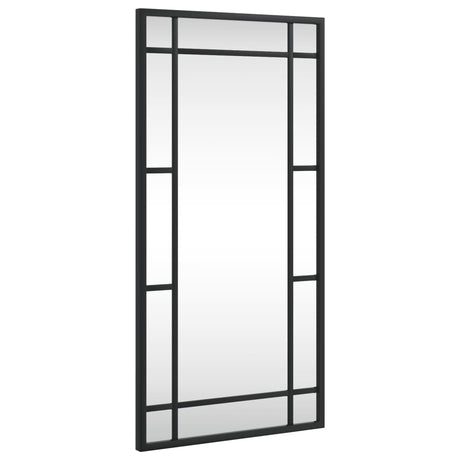 Vidaxx miroir mural rectangulaire 30x60 cm fer noir