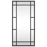 Vidaxx miroir mural rectangulaire 30x60 cm fer noir