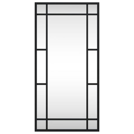 Vidaxx miroir mural rectangulaire 30x60 cm fer noir