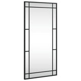 Vidaxl wall mirror rectangular 40x80 cm iron black