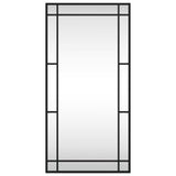 Vidaxl wall mirror rectangular 40x80 cm iron black