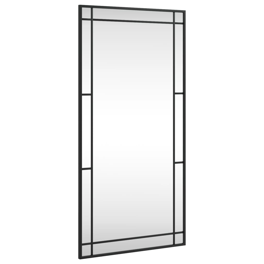 Vidaxx miroir mural rectangulaire 50x100 cm fer noir