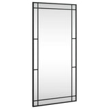 Vidaxx miroir mural rectangulaire 50x100 cm fer noir