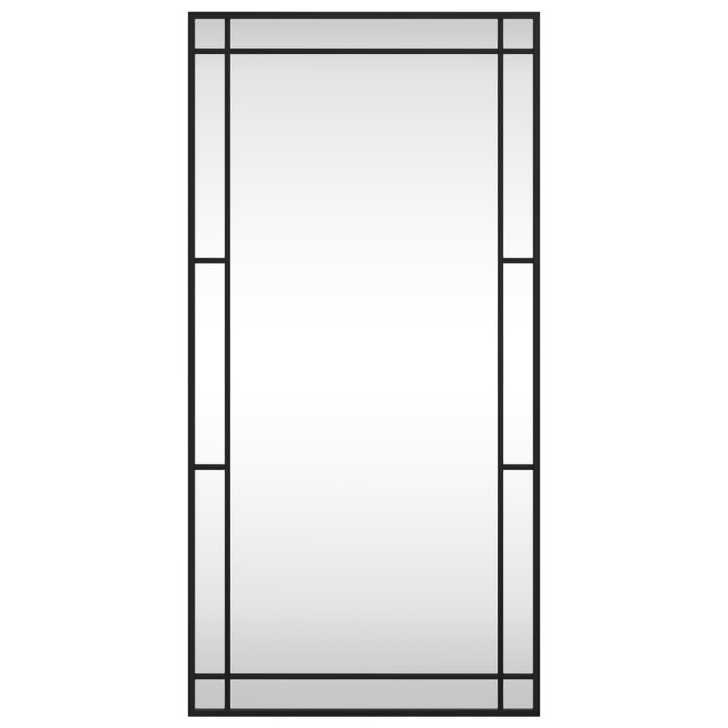 Vidaxx miroir mural rectangulaire 50x100 cm fer noir