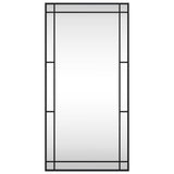 Vidaxx miroir mural rectangulaire 50x100 cm fer noir