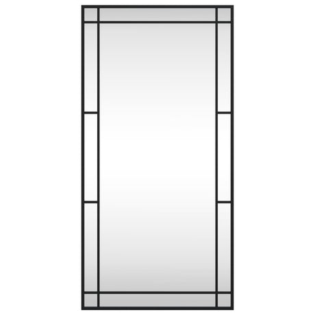 Vidaxx miroir mural rectangulaire 50x100 cm fer noir