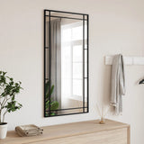 Vidaxx miroir mural rectangulaire 50x100 cm fer noir