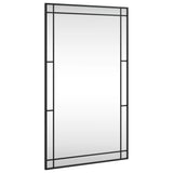 Vidaxx miroir mural rectangulaire 60x100 cm fer noir