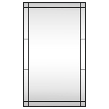 Vidaxx miroir mural rectangulaire 60x100 cm fer noir