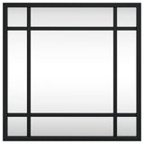 Vidaxx miroir mural carré 30x30 cm fer noir