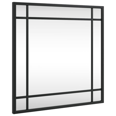 Vidaxx miroir mural carré 40x40 cm fer noir