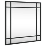 Vidaxl Wall Mirror Square 40x40 cm Żelazny czarny