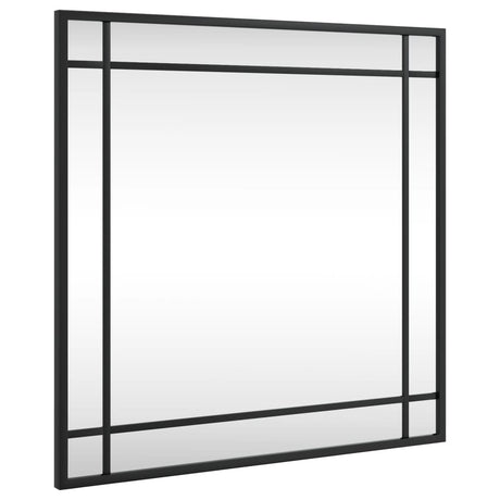 Vidaxx miroir mural carré 50x50 cm fer noir