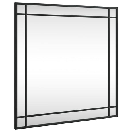 Vidaxx miroir mural carré 60x60 cm fer noir